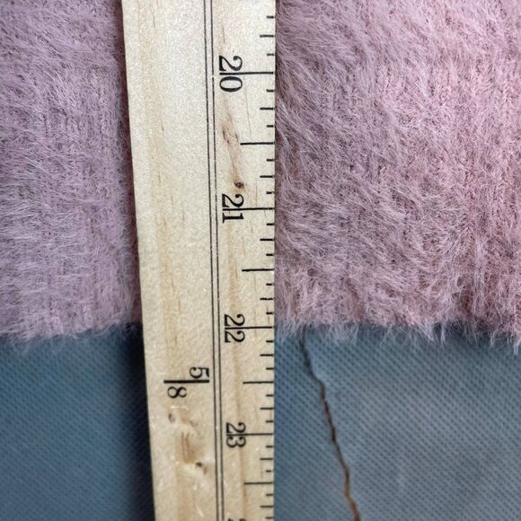 Express Sweater Women’s Large Light Pink Pullover Cozy Top Long Sleeve Casual - Picture 6 of 7